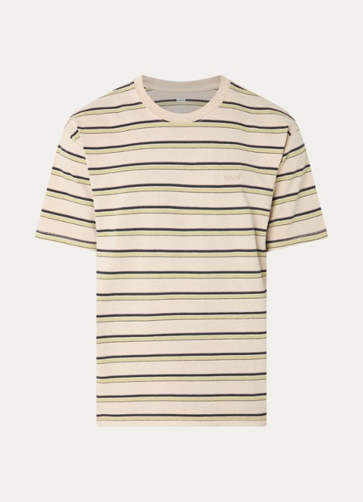Levi's T-shirt met streepprint