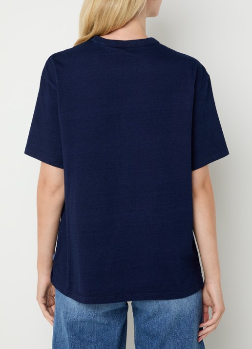 Levi's Tabor T-shirt met logoborduring - achterkant 4 donkerblauw