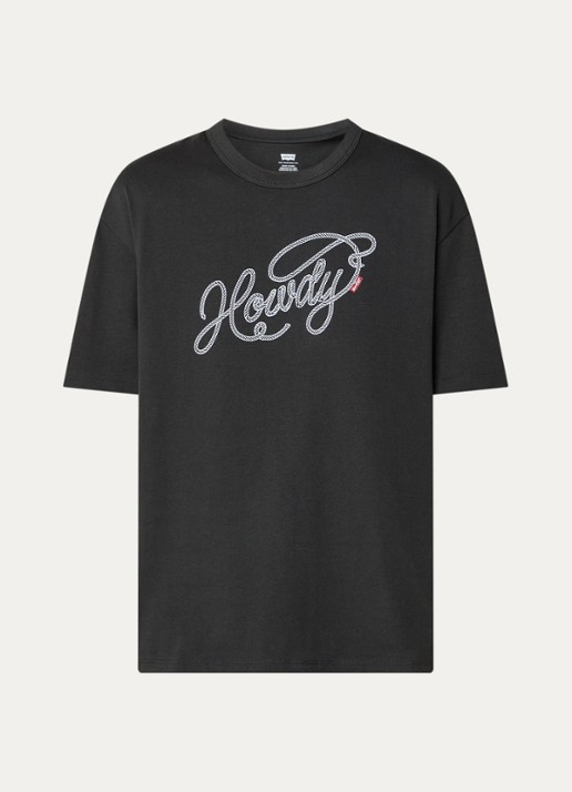 Levi's Tabor T-shirt met print - voorkant 3 middengrijs