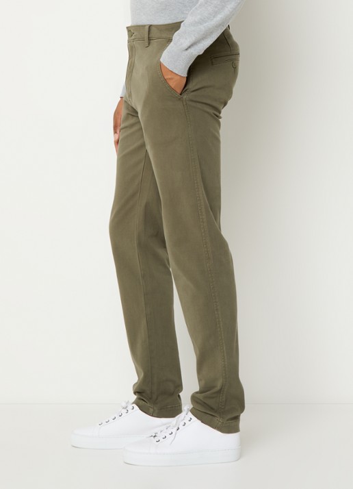 Levi's Tapered fit chino met steekzakken - detail 5 olijfgroen