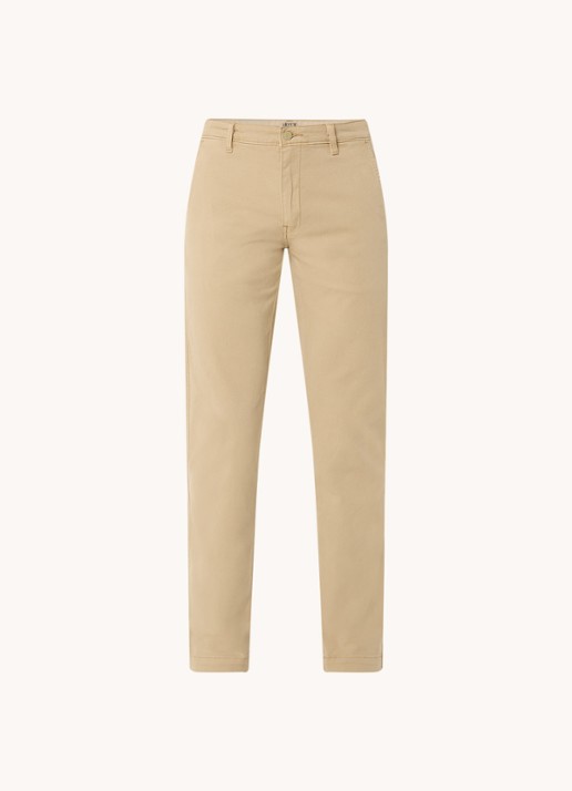 Levi's Tapered fit chino met steekzakken - voorkant 4 khaki