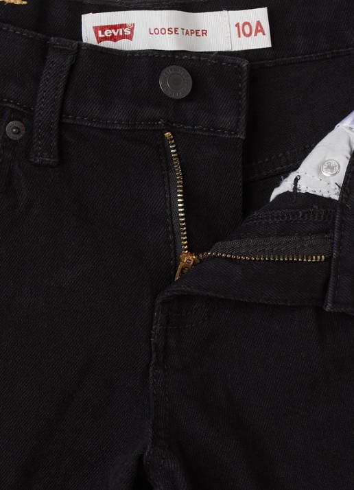 Levi's Tapered loose fit jeans met lichte wassing - detail 3 beige