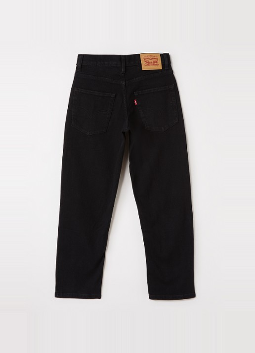 Levi's Tapered loose fit jeans met lichte wassing - voorkant 2 beige