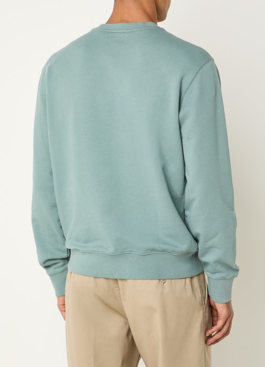 Levi's The Original sweater met logoborduring - achterkant 3 blauwgrijs