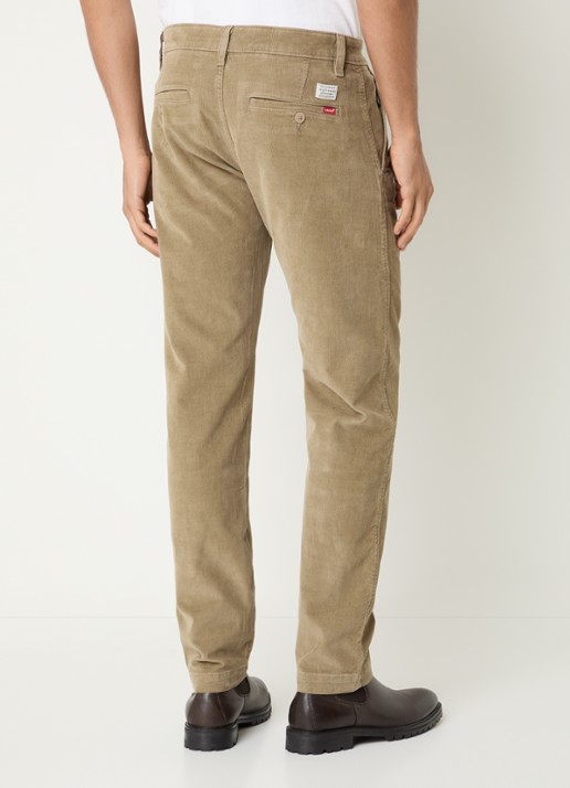 Levi's Timber straight fit chino met steekzakken - achterkant 3 khaki