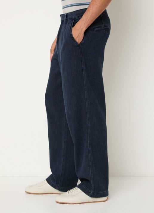 Levi's Wide fit chino met steekzakken - detail 4 indigo