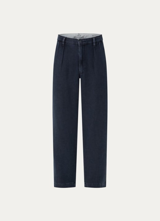 Levi's Wide fit chino met steekzakken - voorkant indigo