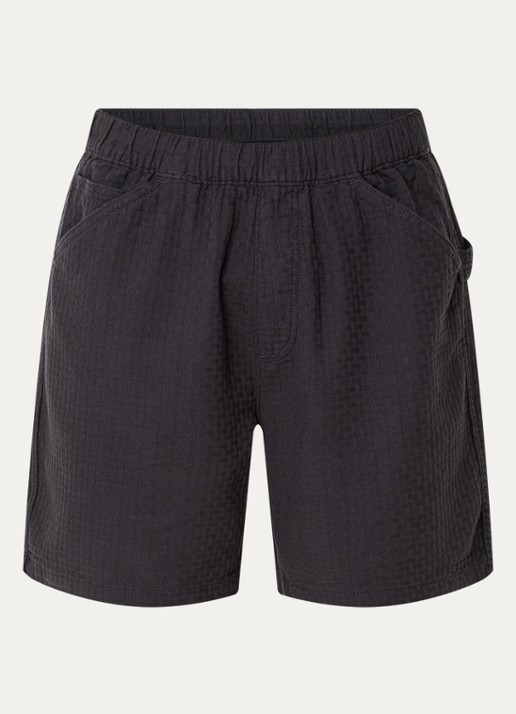 Levi's Wide fit korte broek met structuur - voorkant 3 donkerblauw