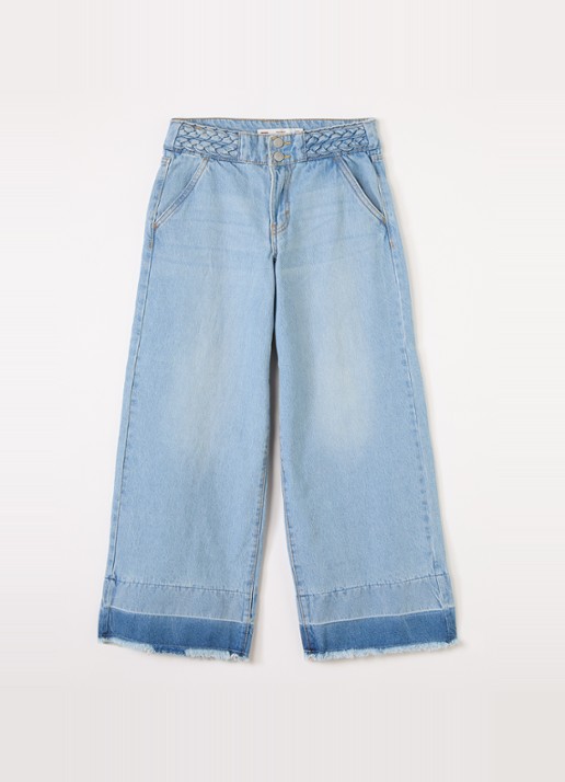 Levi's Wide leg jeans met medium wassing - voorkant 2 indigo
