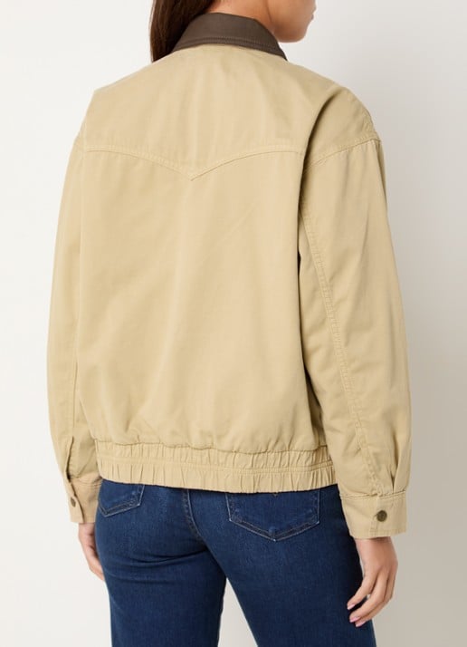 Levi's Winnie Western barn jack - achterkant beige