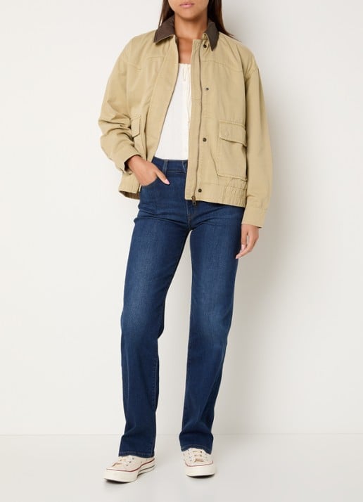Levi's Winnie Western barn jack - voorkant 4 beige