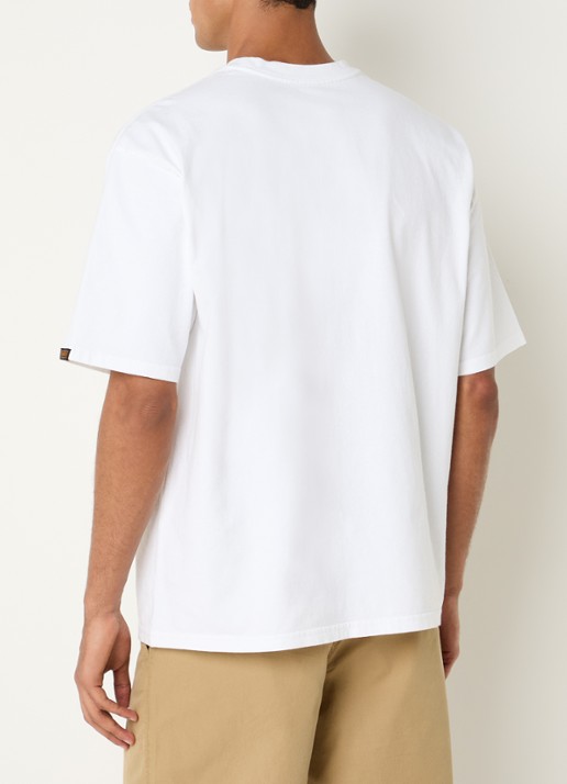 Levi's Workwear T-shirt met print - achterkant 4 wit