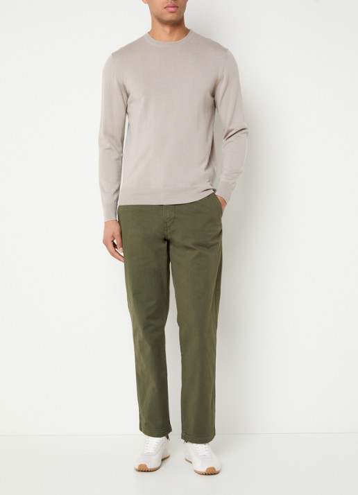 Levi's XX straight fit chino met steekzakken - voorkant 3 olijfgroen