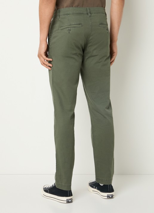 Levi's XX straight fit chino met steekzakken - achterkant olijfgroen