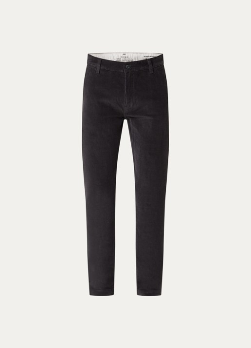 Levi's XX tapered fit chino van corduroy met steekzakken - voorkant 2 zwart