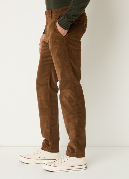 Levi's XX tapered fit chino van corduroy met steekzakken - detail 4 cognac