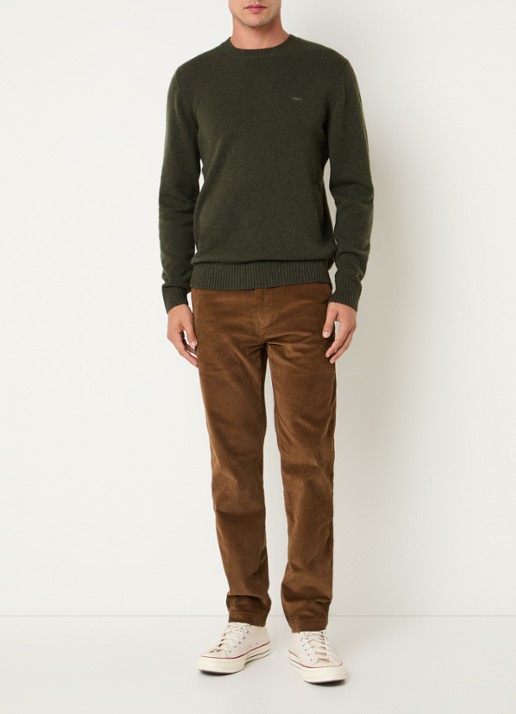 Levi's XX tapered fit chino van corduroy met steekzakken - voorkant 2 cognac