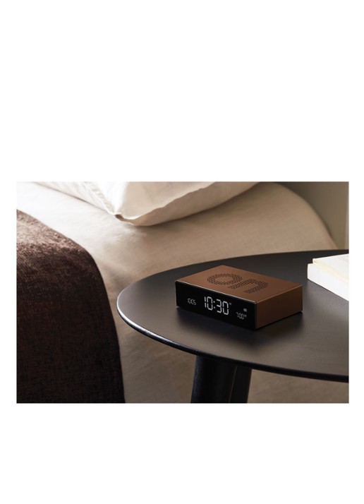 Lexon Flip Premium digitale wekker - detail 7 brons
