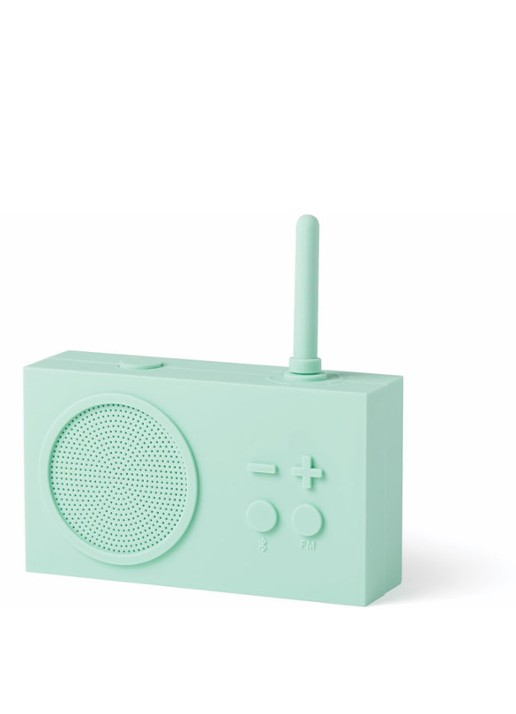 Lexon Tykho 3 waterproof radio & bluetooth speaker - detail turquoise