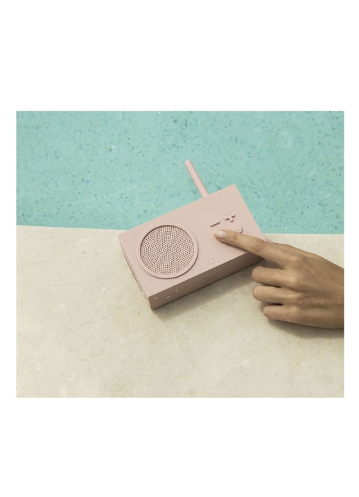 Lexon Tykho 3 waterproof radio & bluetooth speaker - detail 5 oudroze