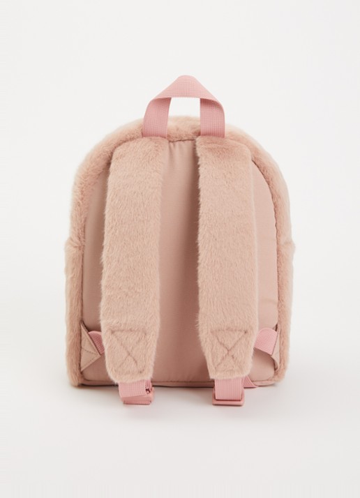 Liewood Denise Rabbit Plush rugzak - achterkant 3 roze