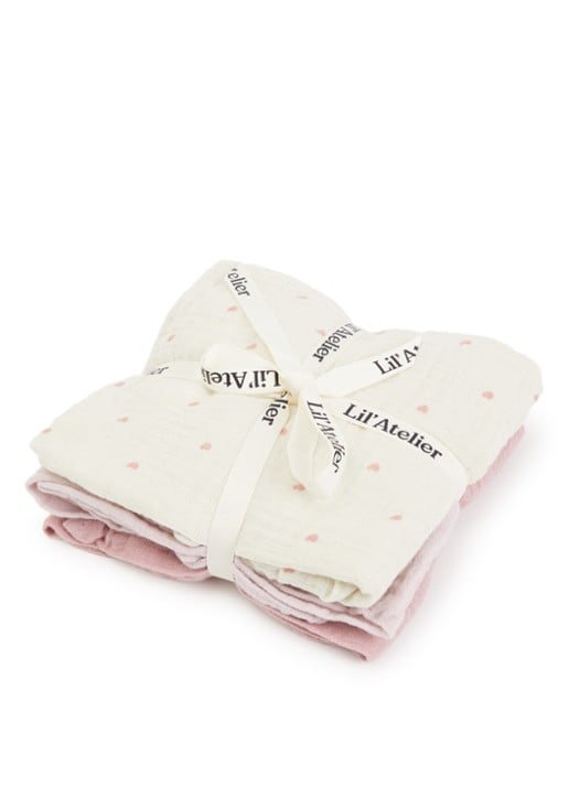 Lil 'Atelier Hydrofiele doek set van 3
