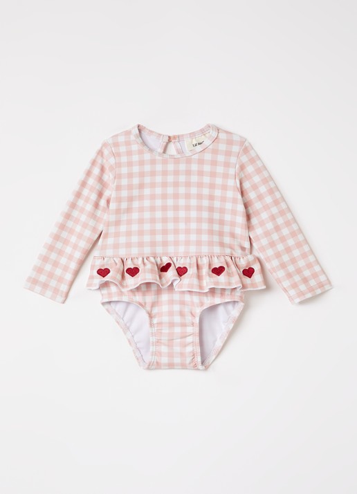 Lil 'Atelier NBFFinley badpak met ruitdessin