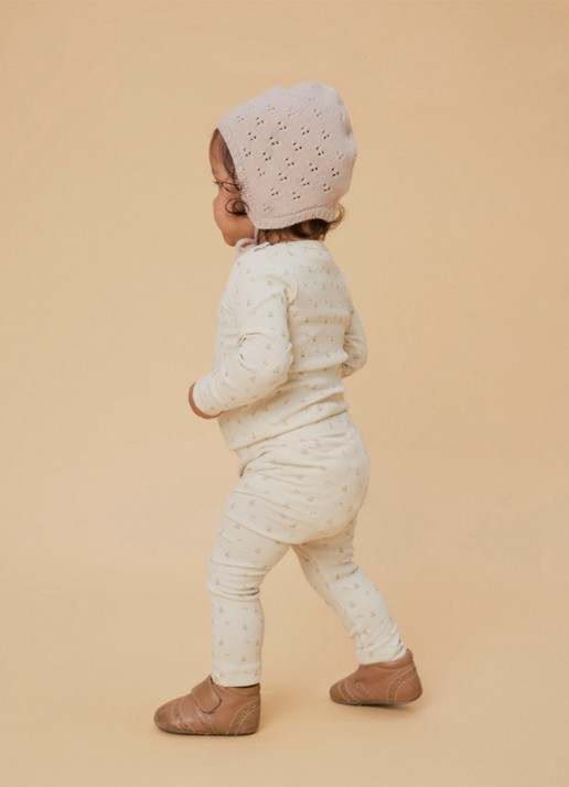 Lil 'Atelier NBFGago legging met print - detail 5 taupe