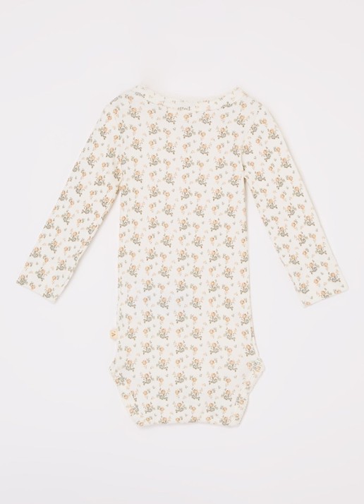 Lil 'Atelier NBFGago romper in  katoenblend - achterkant ivoor