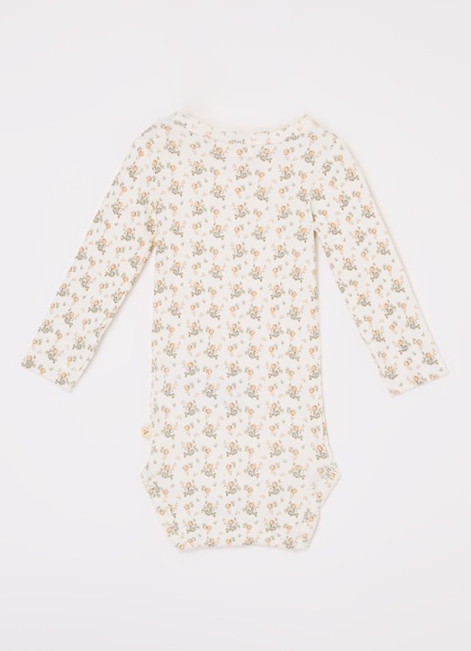 Lil 'Atelier NBFGago romper in  katoenblend - voorkant 2 gebroken wit
