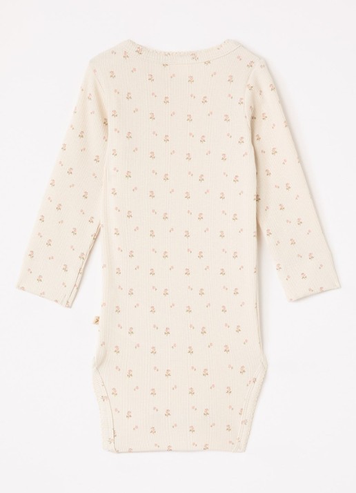 Lil 'Atelier NBFGago romper met print - achterkant taupe
