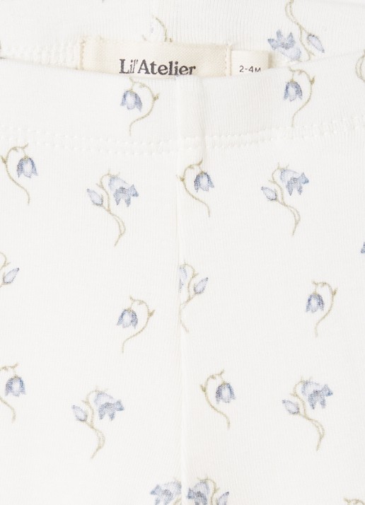Lil 'Atelier NBFGayo legging met print - detail 3 gebroken wit