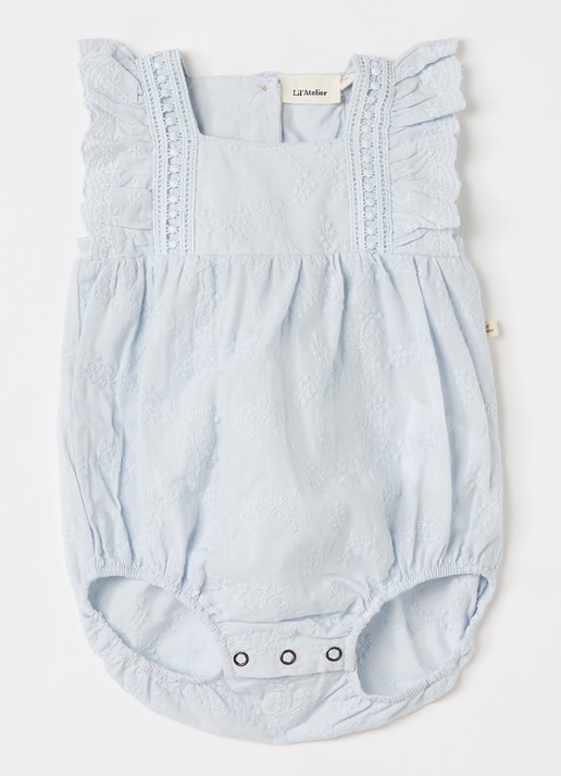 Lil 'Atelier NBFJiva jurk met bloemborduring