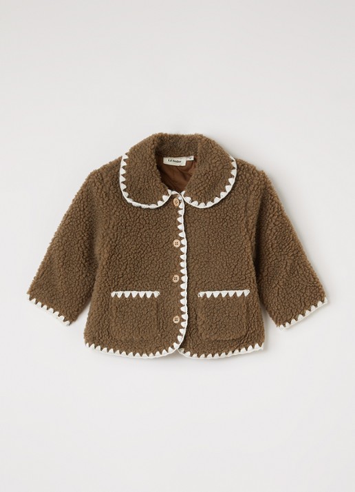 Lil 'Atelier NBFLajo jack van teddy met kraag