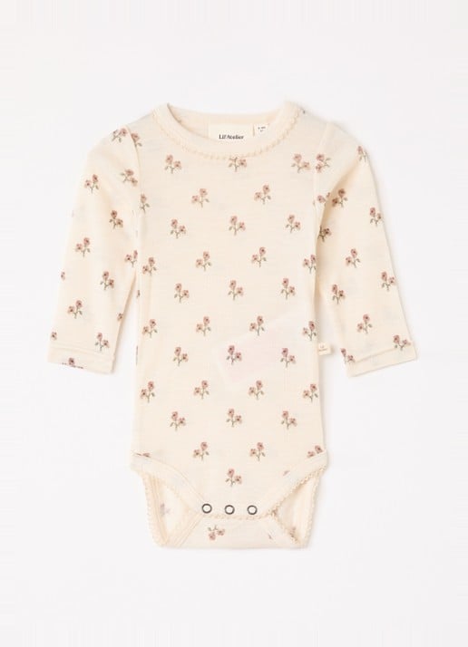 Lil 'Atelier NBFNalu romper in wolblend met print