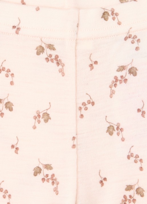 Lil 'Atelier NBFNoel legging van merino wol  - detail lichtroze