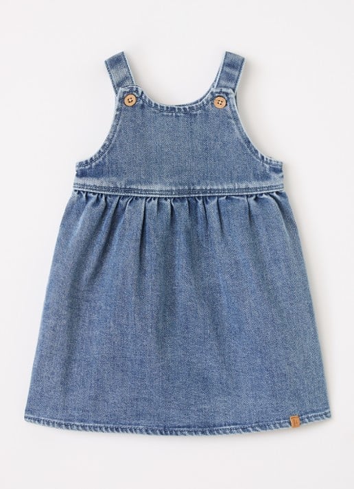 Lil 'Atelier NBFObello denimjurk - voorkant jeans