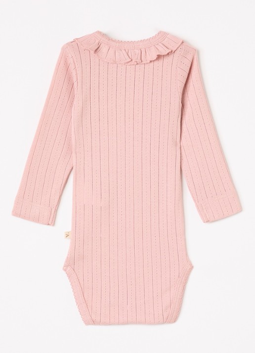 Lil 'Atelier NBFRachel romper met ruches - achterkant roze