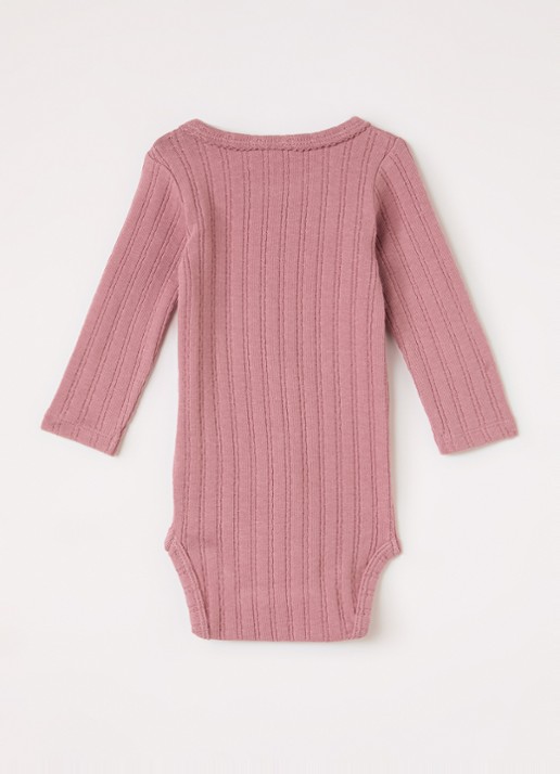 Lil 'Atelier NBFRita romper in katoenblend  - voorkant 2 roze