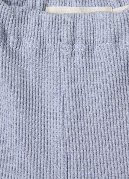 Lil 'Atelier NBMBalto loose fit broek met structuur - detail 3 blauwgrijs