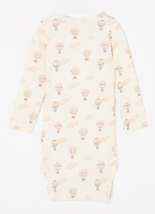Lil 'Atelier NBMGavo romper in  katoenblend - achterkant beige