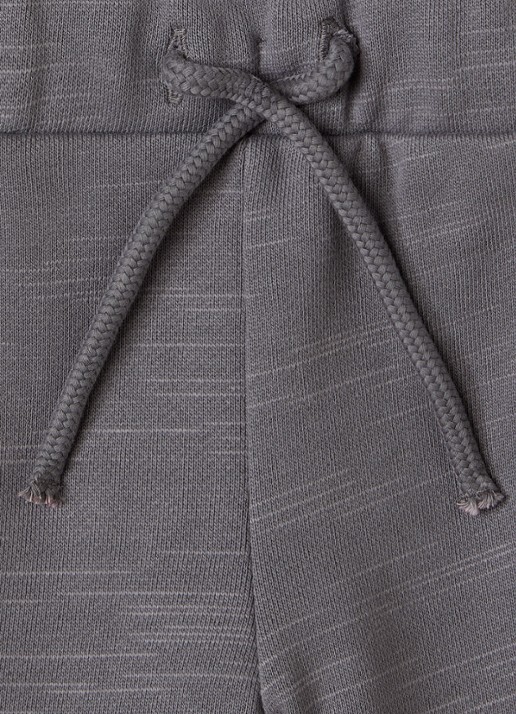 Lil 'Atelier NBMKavens tapered fit joggingbroek - detail donkergrijs