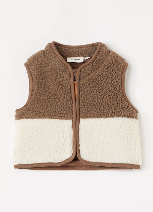Lil 'Atelier NBMLayo bodywarmer van teddy