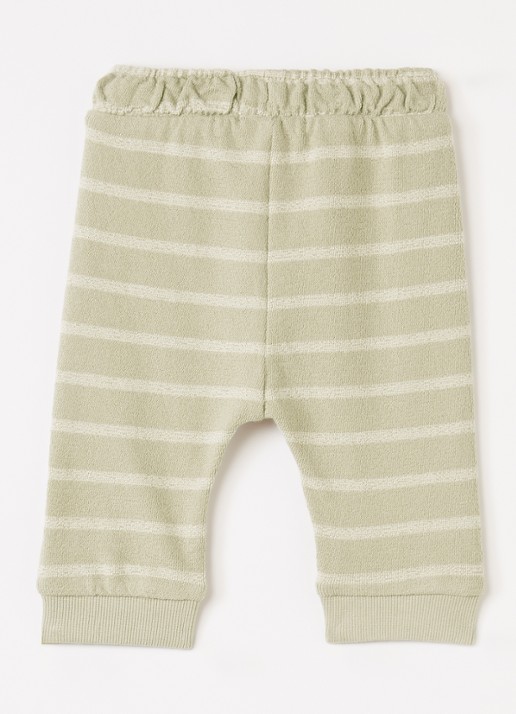 Lil 'Atelier NBMOby tapered fit legging - voorkant 2 beige