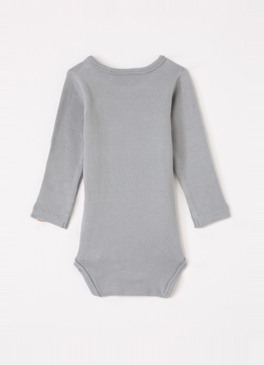 Lil 'Atelier NBMThoro Leo romper met ronde hals - voorkant 2 blauwgrijs