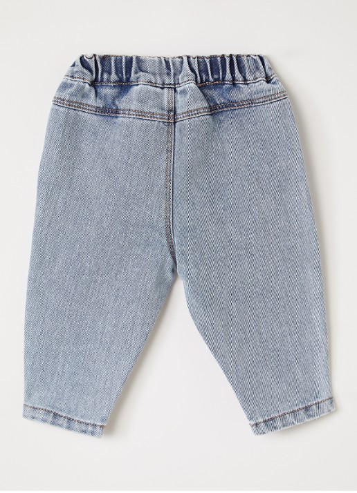 Lil 'Atelier NBNDarlee straight leg jeans - voorkant 2 indigo