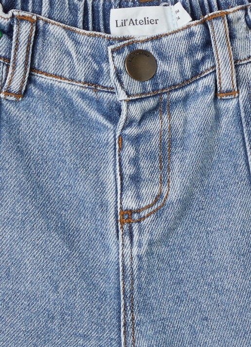 Lil 'Atelier NBNKarole loose fit jeans - detail 3 indigo