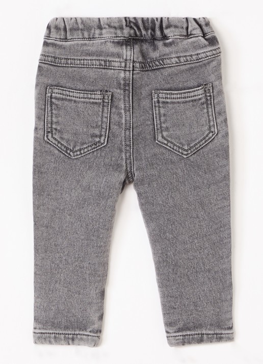 Lil 'Atelier NBNLulia loose fit jeans met gekleurde wassing - voorkant 4 grijs