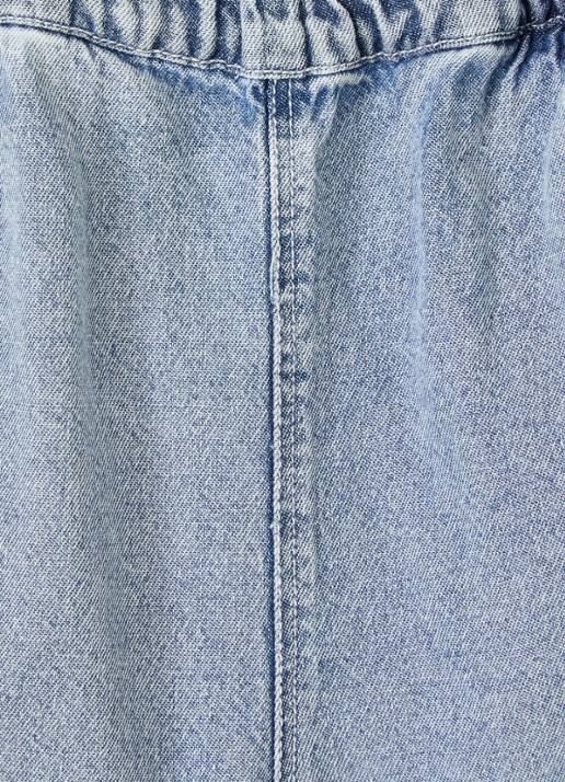 Lil 'Atelier NMFFunda loose fit jeans - detail indigo