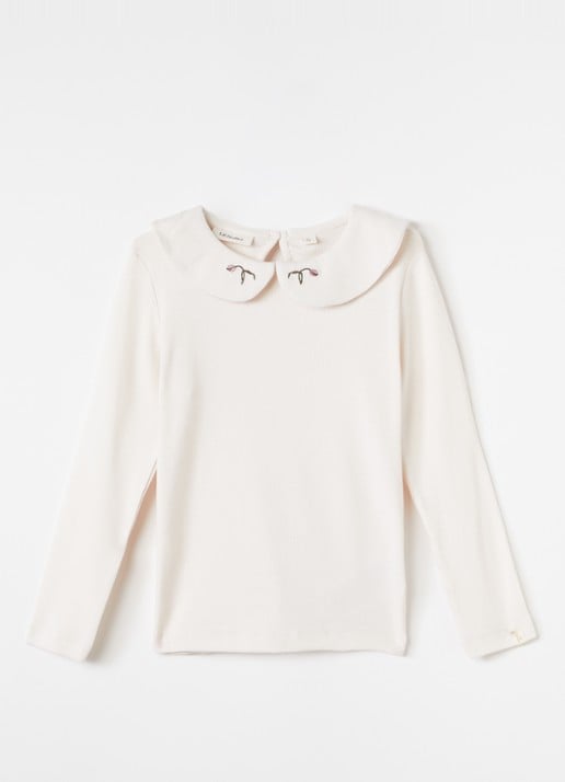 Lil 'Atelier NMFFundo top met borduring